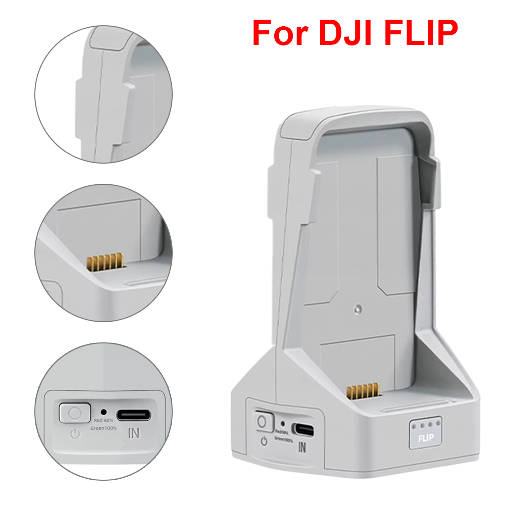 Drone Battery Adapter - Cargador de batería para DJI Flip,