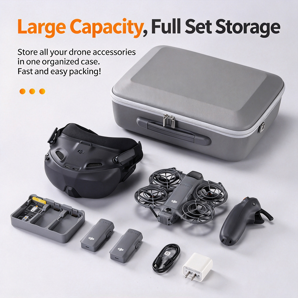 Estuche rígido para transporta - Drone Hard Shell Case reseña y precio