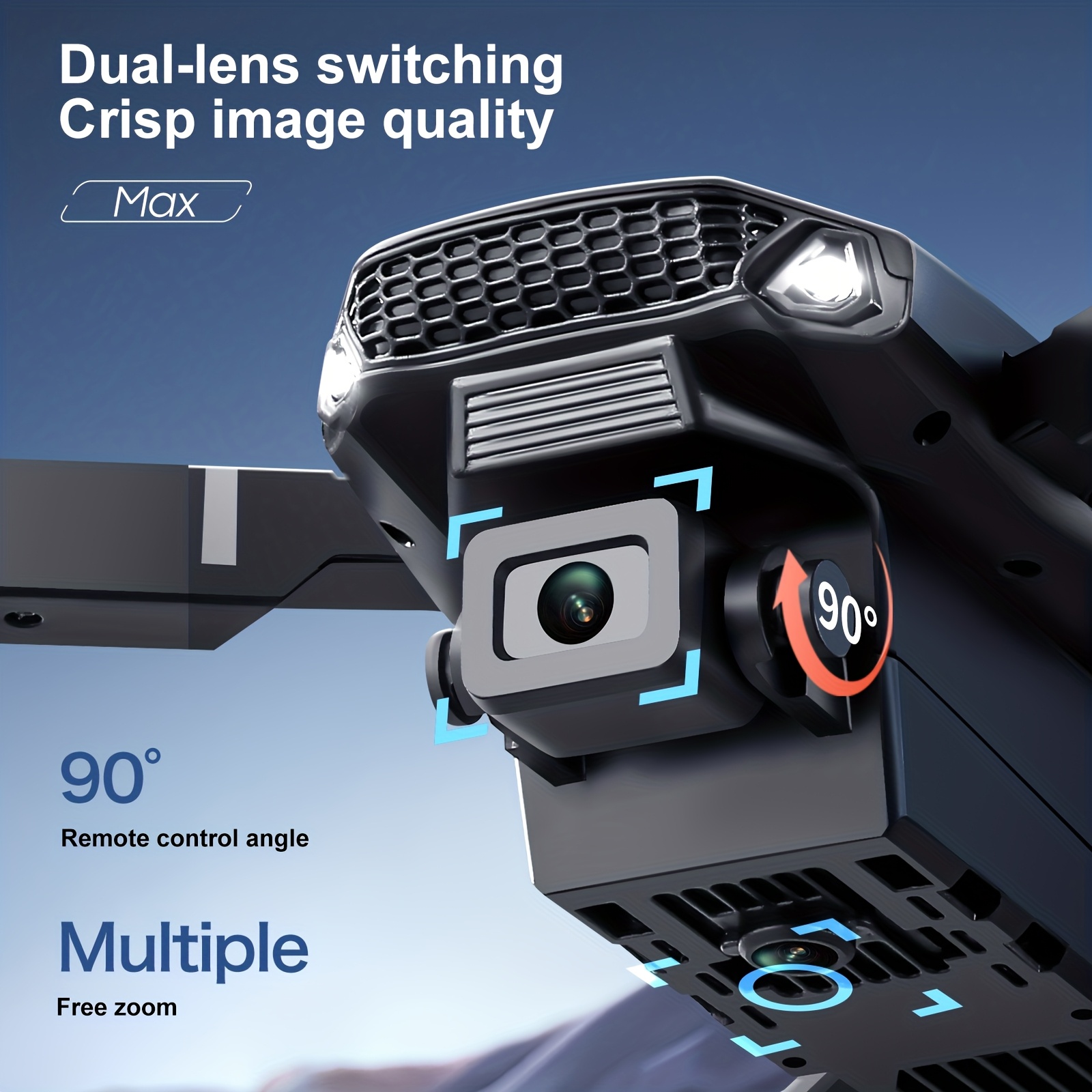Dron plegable E88 PRO MAX 2026 - Drone Controller Screen reseña y precio